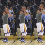 Stephen Curry Shooting Form Slow Motion Frame by Frame Pic